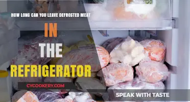 Refrigerated Defrosted Meat: Safe Storage Time and Guidelines