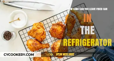 Storing Fried Gar: Safe Refrigeration Time and Tips