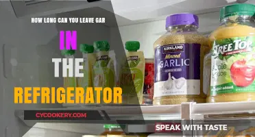 How Long Can You Safely Store Gar in the Fridge?