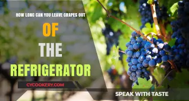 How Long Can Grapes Stay Fresh Without Refrigeration?