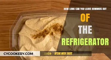 Hummus Shelf Life: How Long Can It Sit Unrefrigerated?