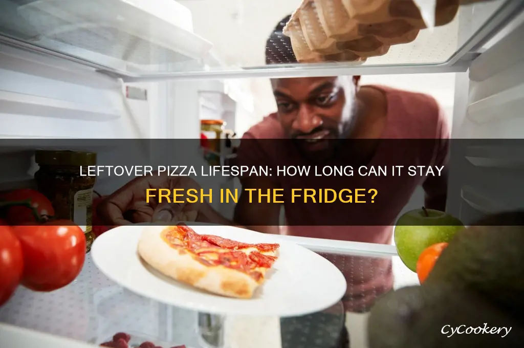 how long can you leave leftover pizza in the refrigerator