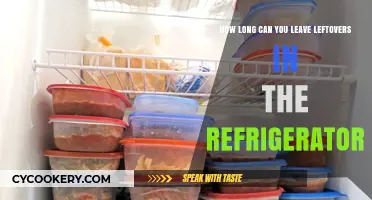 Maximizing Freshness: Safe Refrigerator Storage Times for Leftovers