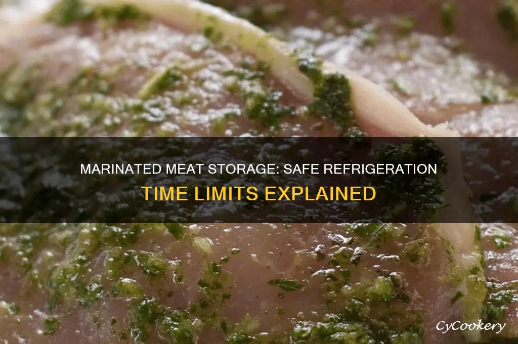 how long can you leave marinated meat in the refrigerator
