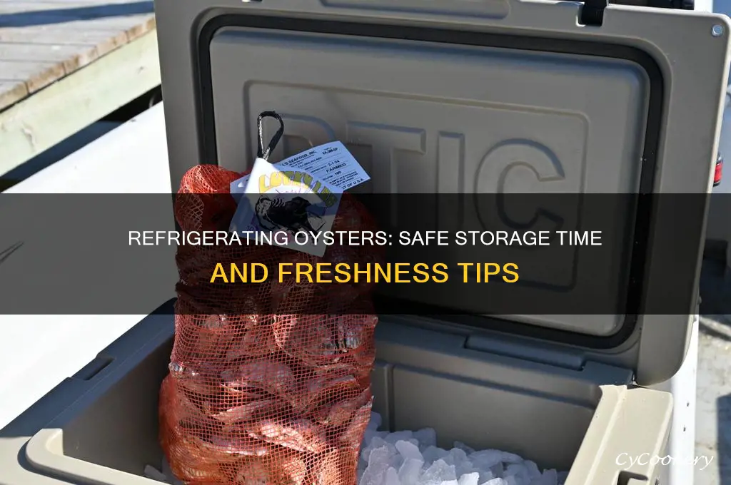 how long can you leave oysters in the refrigerator