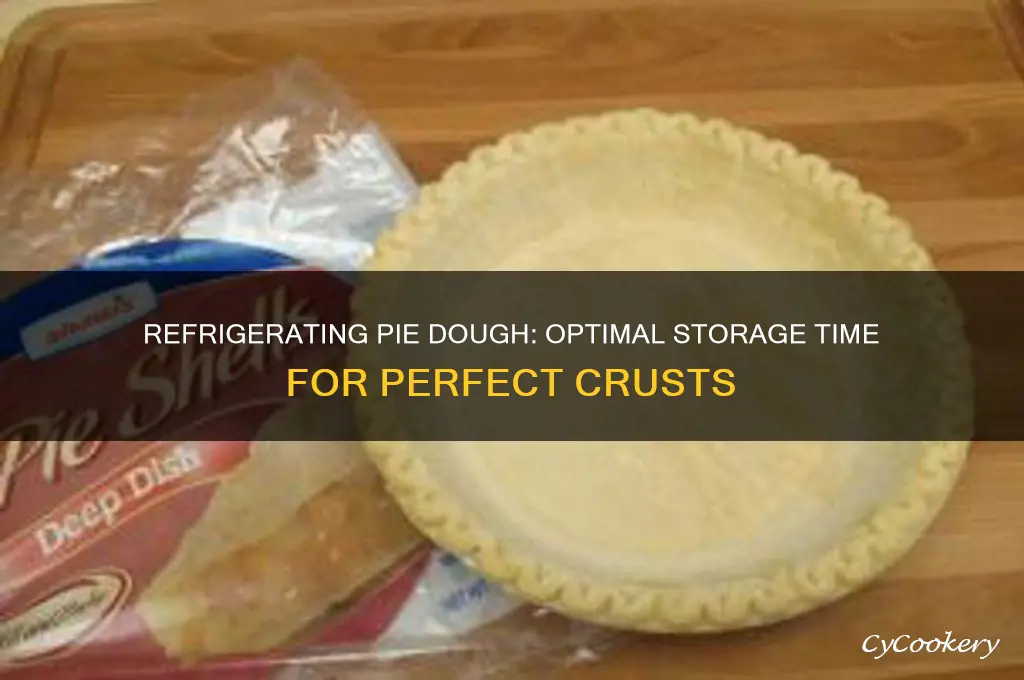 how long can you leave pie dough in the refrigerator