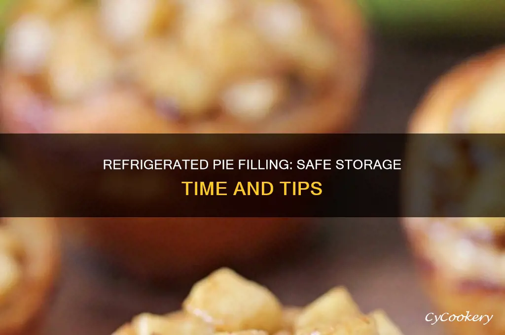 how long can you leave pie filling in the refrigerator