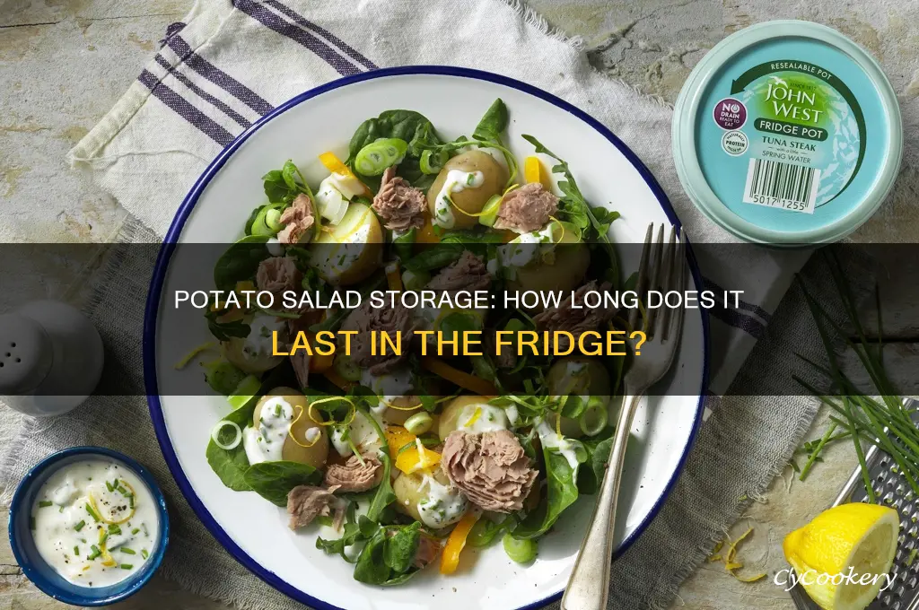 how long can you leave potato salad in the refrigerator