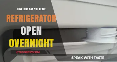 How Long Can You Safely Leave Your Refrigerator Open Overnight?