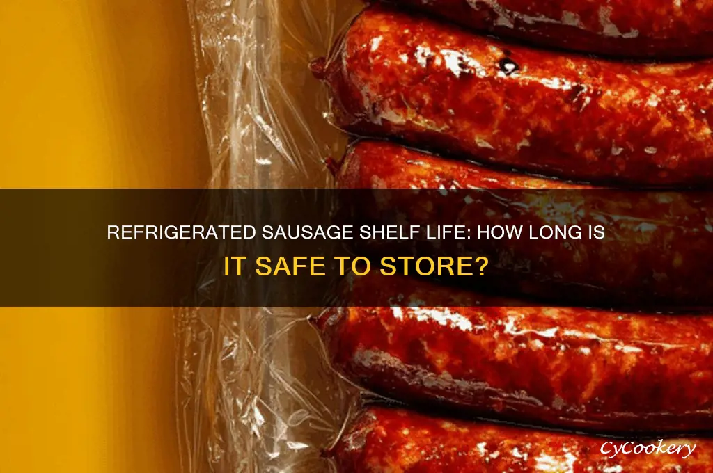 how long can you leave sausage in the refrigerator