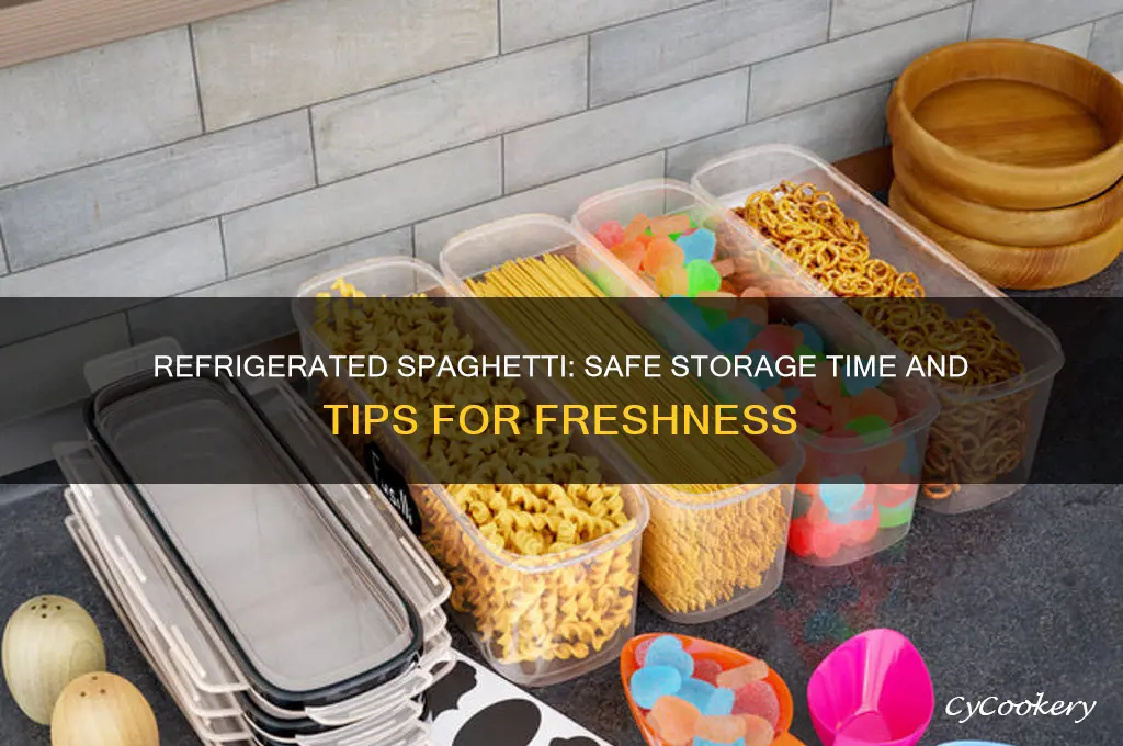 how long can you leave spaghetti in the refrigerator