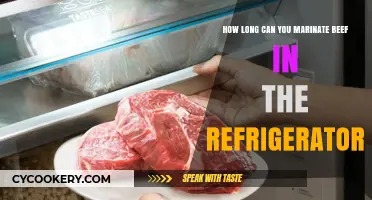 Refrigerator Beef Marinating: Optimal Time for Flavor and Safety
