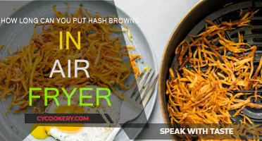 Air-Frying Hash Browns: How Long is Too Long?