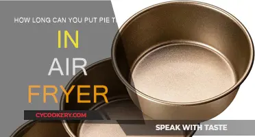 Air Fryer Pie: Tin Timing Tips