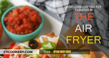 Air Fryer Taquitos: How Long Until They're Done?