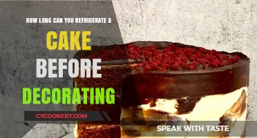 Refrigerating Cake Before Decorating: Optimal Time for Perfect Results
