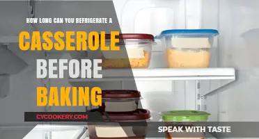 Refrigerating Casseroles: Safe Storage Time Before Baking Explained