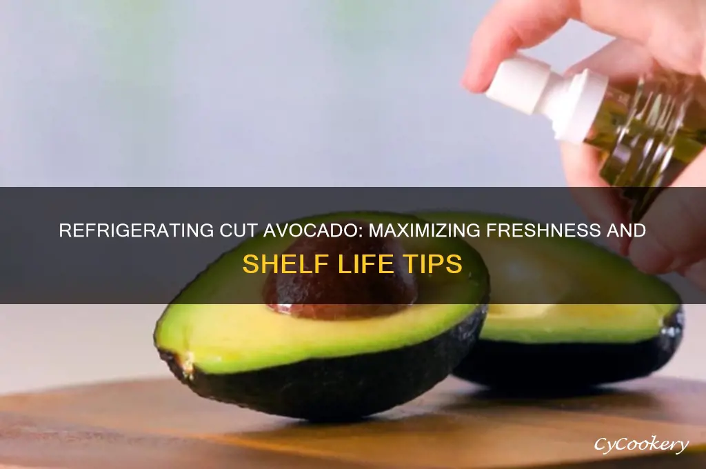 how long can you refrigerate a cut avocado