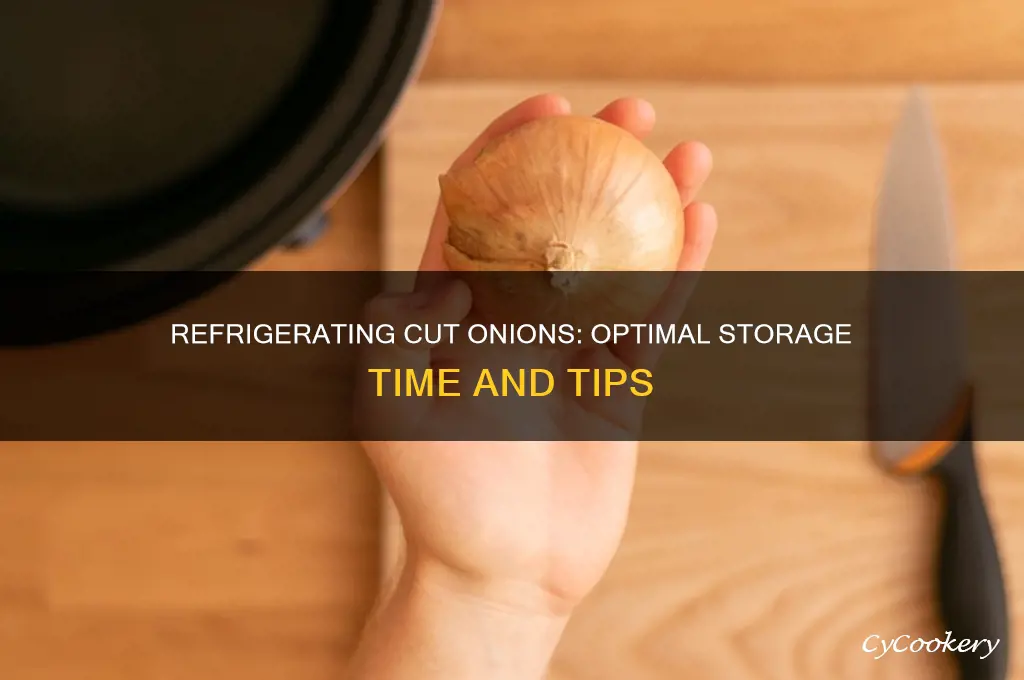 how long can you refrigerate a cut onion