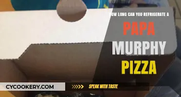 Refrigerating Papa Murphy's Pizza: Optimal Storage Time and Tips