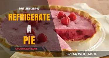 Refrigerating Pie: Optimal Storage Time for Freshness and Safety