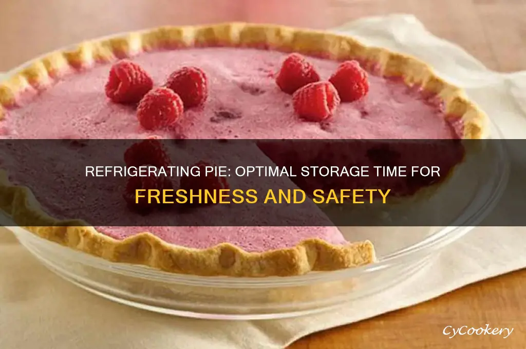 how long can you refrigerate a pie