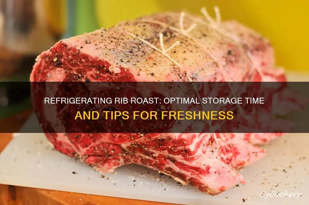how long can you refrigerate a rib roast