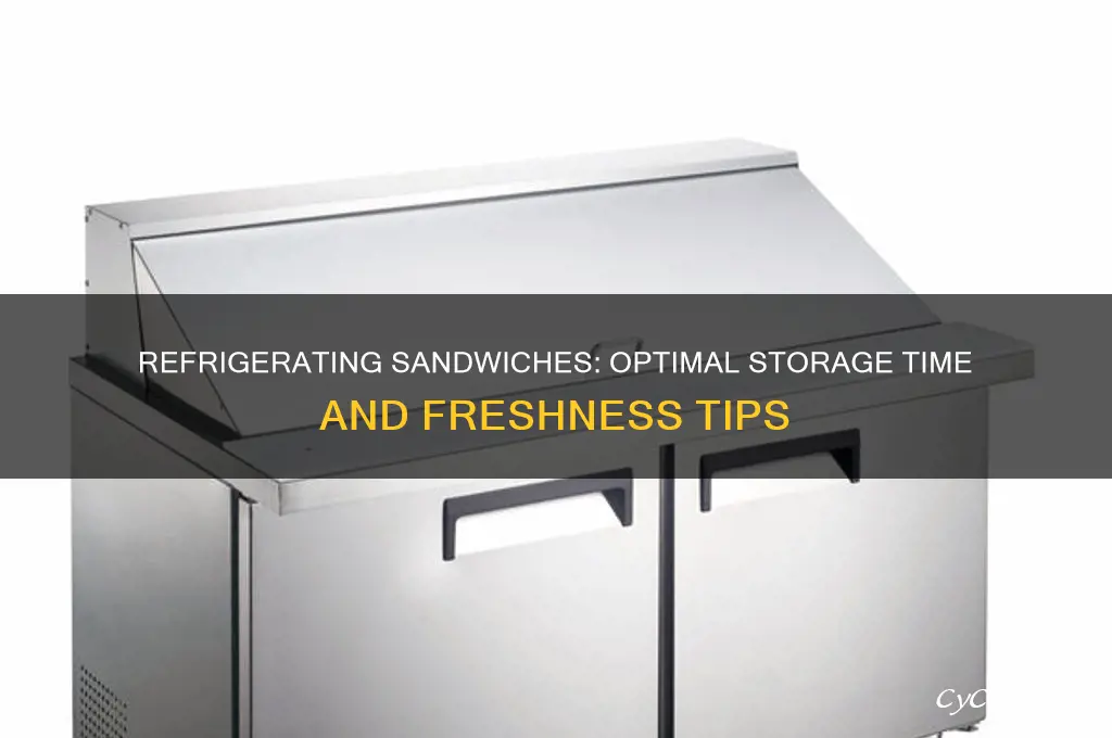 how long can you refrigerate a sandwhich