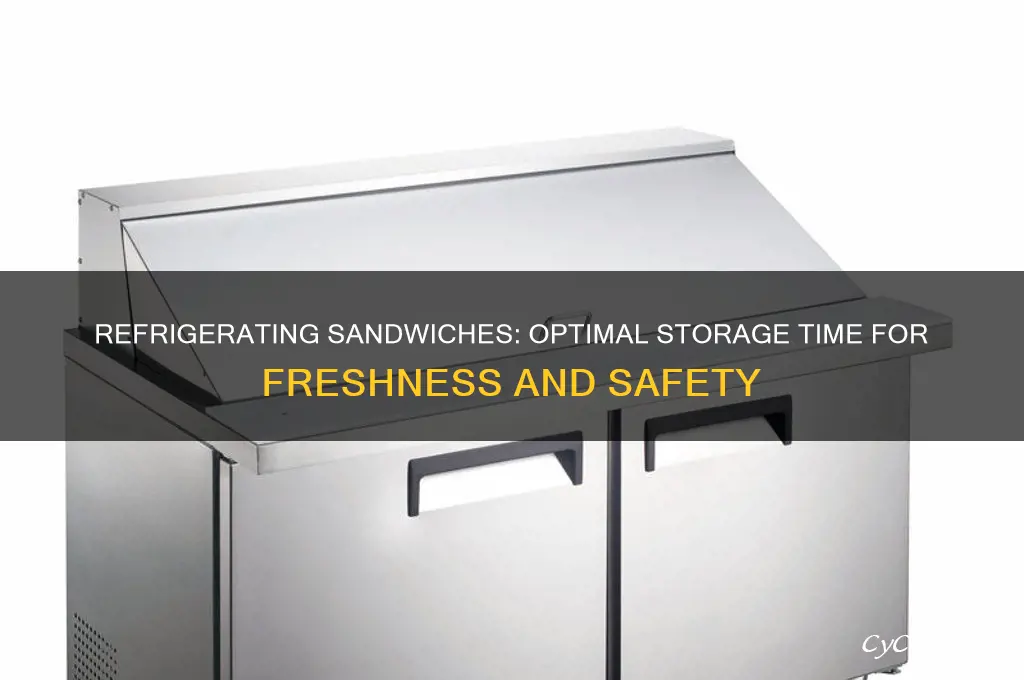 how long can you refrigerate a sandwich