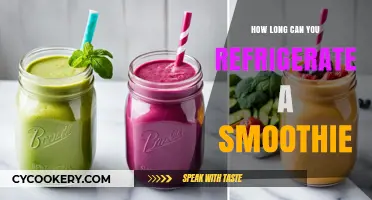 Refrigerating Smoothies: Optimal Storage Time for Freshness and Flavor
