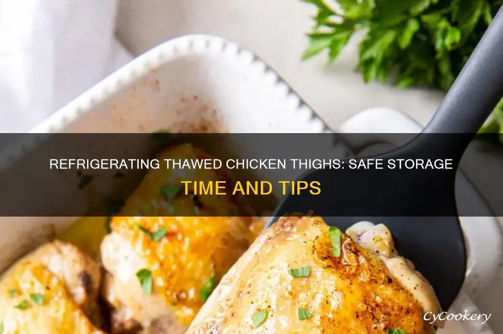 how long can you refrigerate a thawed chicken thigh