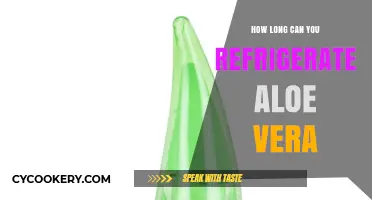 Refrigerating Aloe Vera: Optimal Storage Time and Freshness Tips