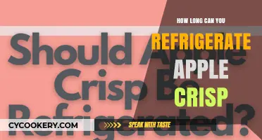 Refrigerating Apple Crisp: Optimal Storage Time and Freshness Tips