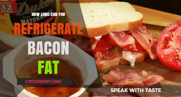 Refrigerating Bacon Fat: How Long Can You Safely Store It?