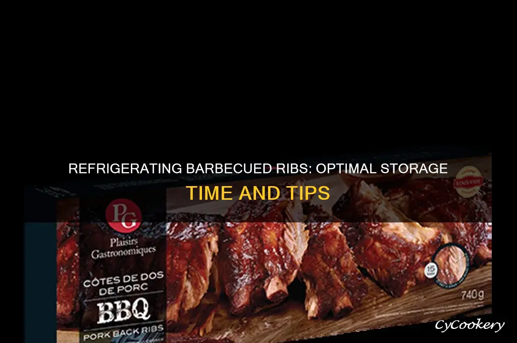 how long can you refrigerate barbecued ribs