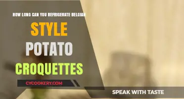 Refrigerating Belgian Potato Croquettes: Optimal Storage Time and Tips