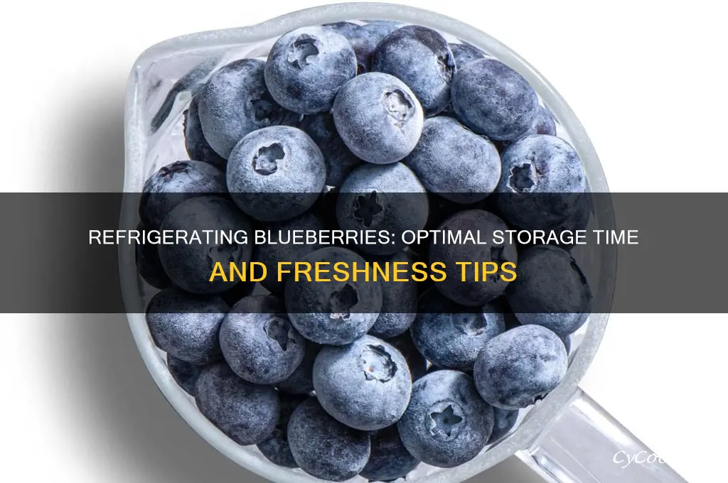 how long can you refrigerate blueberries