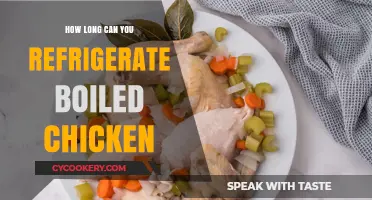 Refrigerating Boiled Chicken: Safe Storage Tips and Time Limits