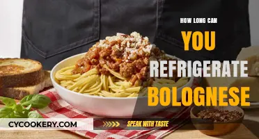Refrigerating Bolognese: Safe Storage Tips and Shelf Life Guide