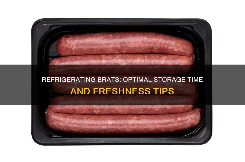 how long can you refrigerate brats