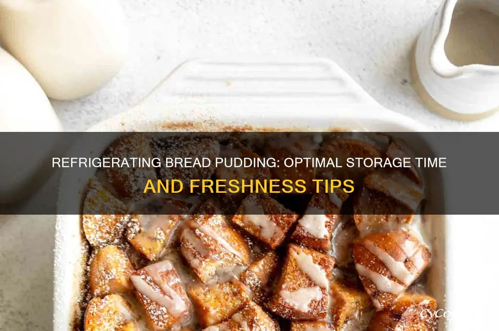 how long can you refrigerate bread pudding