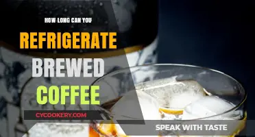Refrigerating Brewed Coffee: Optimal Storage Time and Freshness Tips