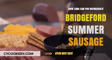 Bridgeford Summer Sausage: Refrigeration Tips for Freshness and Safety