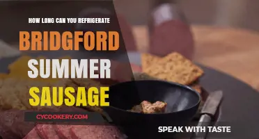 Bridgford Summer Sausage: Refrigeration Tips for Freshness and Safety