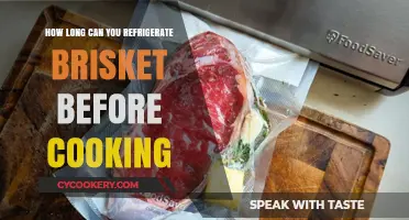 Refrigerating Brisket: Optimal Storage Time Before Cooking Explained