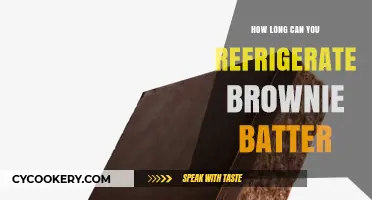 Refrigerating Brownie Batter: How Long Can You Safely Store It?