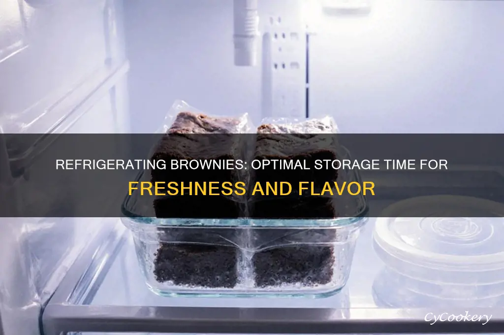 how long can you refrigerate brownies