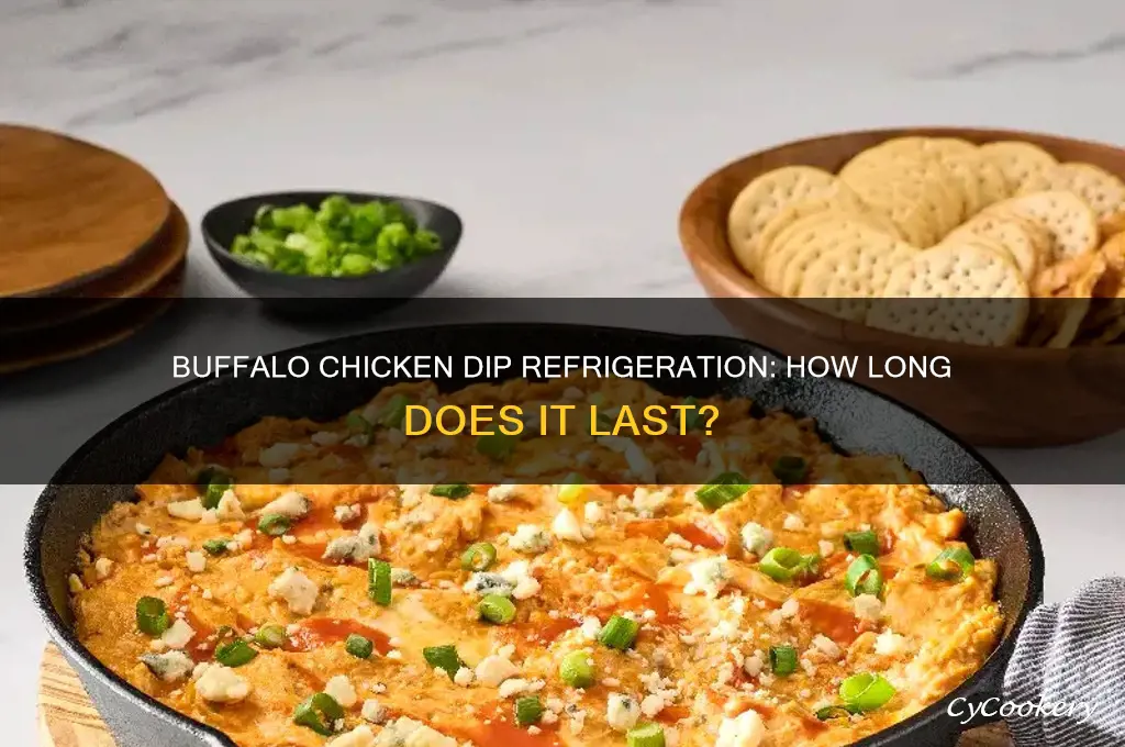 how long can you refrigerate buffalo chicken dip