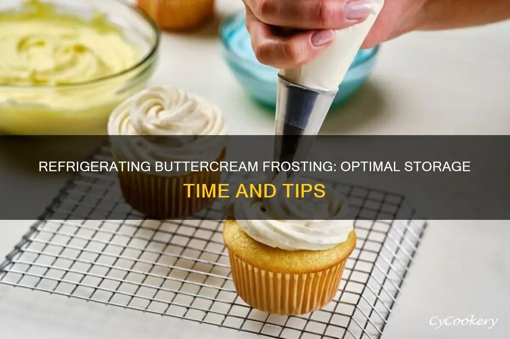 how long can you refrigerate buttercream frosting