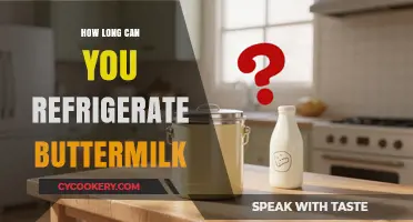 Refrigerating Buttermilk: Optimal Storage Time and Freshness Tips